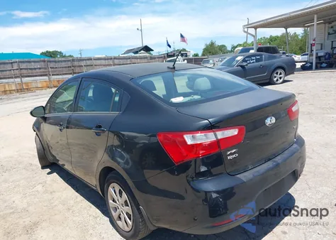 2014 Kia Rio Lx из США, поврежденный, VIN KNADM4A30E6341731